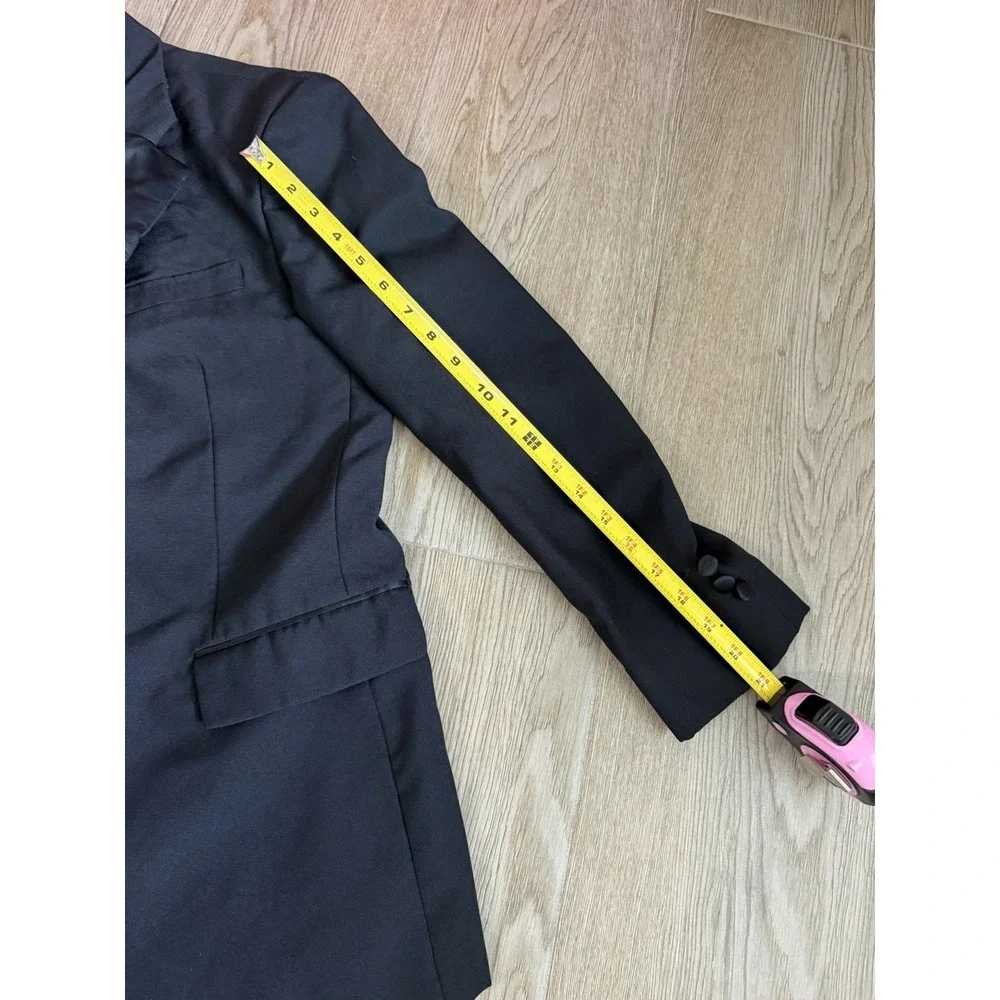 Southeastern Performance Apparel Men's Black Satin Tuxedo Jacket 32S Slim Fit